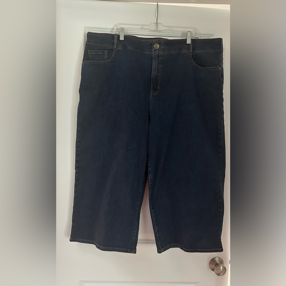 Gloria Vanderbilt Dark Blue Straight Jeans
